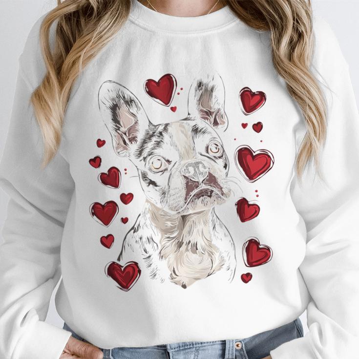 Valentine's Day Boston Terrier Unisex Sweatshirt, novelty gifts, funny gifts
