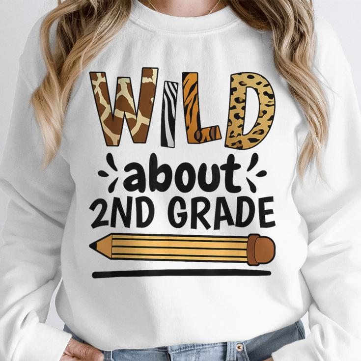 Wild About 2Nd Grade School Grade Teacher Unisex Sweatshirt, novelty gifts, funny gifts Wild About 2Nd Grade School Grade Teacher Unisex Sweatshirt, novelty gifts, funny gifts