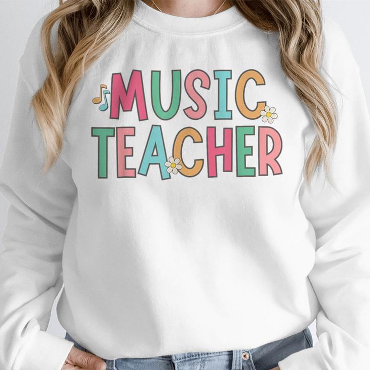 Women Music Teacher First Day Of School Elementary School Unisex Sweatshirt, novelty gifts, funny gifts
