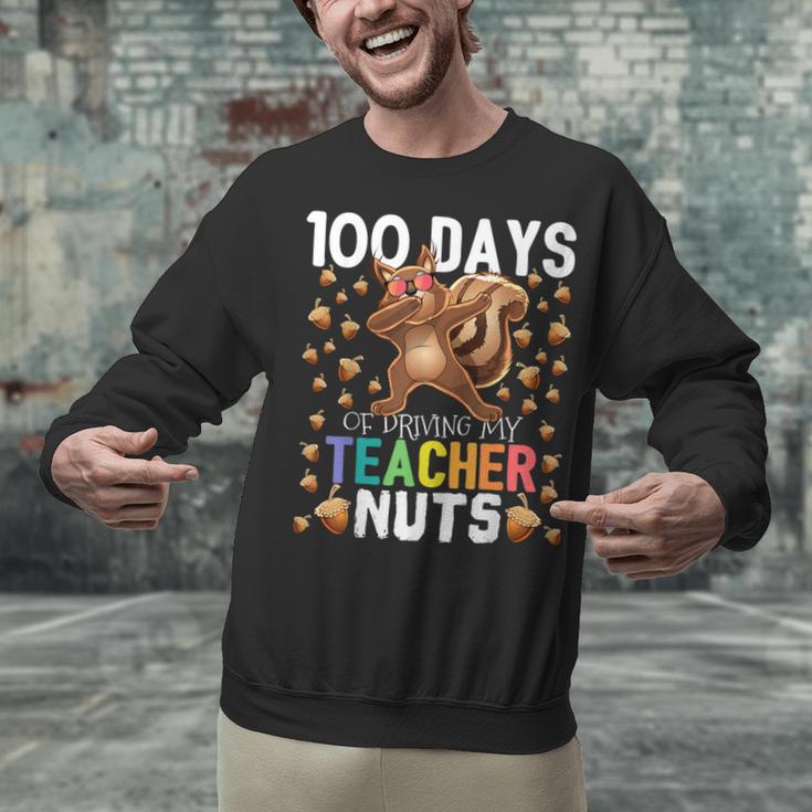100 Days Of Driving My Teacher Nuts Dabbing Squirrel School Unisex Sweatshirt, gift for family, gift for coworker 100 Days Of Driving My Teacher Nuts Dabbing Squirrel School Unisex Sweatshirt, gift for family, gift for coworker