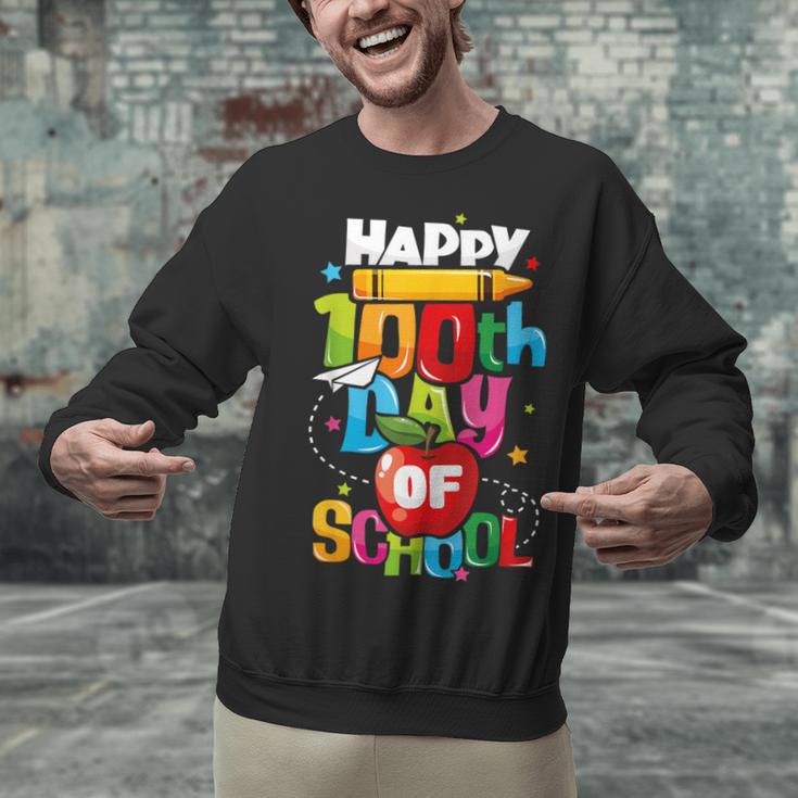 100th Day Of School Teachers Kids Child Happy 100 Days Unisex Sweatshirt, gift for family, gift for coworker 100th Day Of School Teachers Kids Child Happy 100 Days Unisex Sweatshirt, gift for family, gift for coworker