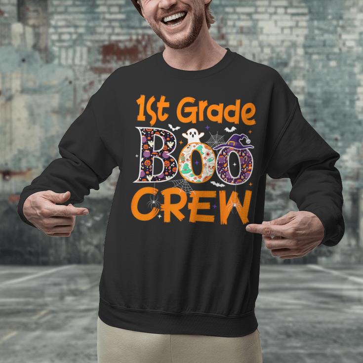 1st Grade Boo Crew First Grade Halloween Teacher Unisex Sweatshirt, First Grade Teacher Sweatshirts, gift for family, gift for coworker 1st Grade Boo Crew First Grade Halloween Teacher Unisex Sweatshirt, First Grade Teacher Sweatshirts, gift for family, gift for coworker