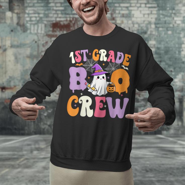 1st Grade Boo Crew Spooky First Grade Halloween Teacher Unisex Sweatshirt, First Grade Teacher Sweatshirts, gift for family, gift for coworker 1st Grade Boo Crew Spooky First Grade Halloween Teacher Unisex Sweatshirt, First Grade Teacher Sweatshirts, gift for family, gift for coworker