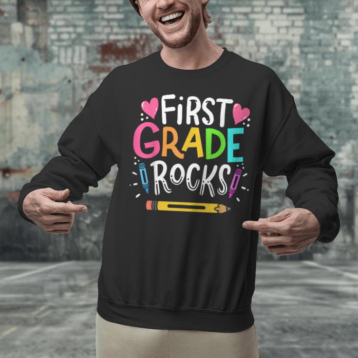 1st Grade Teacher Unisex Sweatshirt, gift for family, gift for coworker