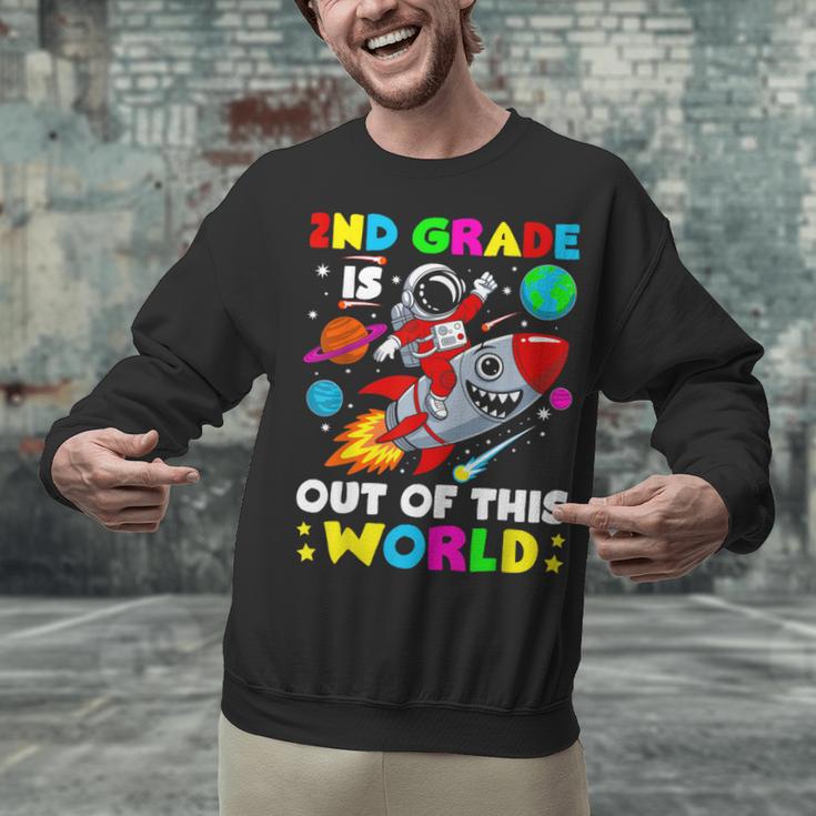 2nd Grade Is Out Of This World Space Rocket Planets Teacher Unisex Sweatshirt, 2nd Grade Teacher Sweatshirts, gift for family, gift for coworker 2nd Grade Is Out Of This World Space Rocket Planets Teacher Unisex Sweatshirt, 2nd Grade Teacher Sweatshirts, gift for family, gift for coworker
