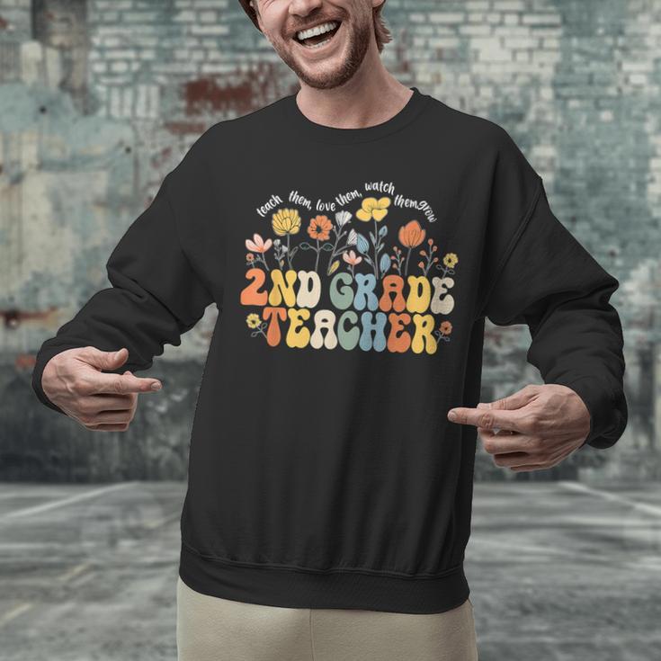2nd Second Grade Teacher Appreciation Teaching Wildflowers Unisex Sweatshirt, 2nd Grade Teacher Sweatshirts, gift for family, gift for coworker 2nd Second Grade Teacher Appreciation Teaching Wildflowers Unisex Sweatshirt, 2nd Grade Teacher Sweatshirts, gift for family, gift for coworker