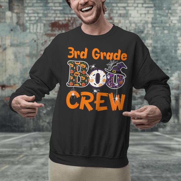 3rd Grade Boo Crew Halloween Teachers Students Costume Unisex Sweatshirt, gift for family, gift for coworker