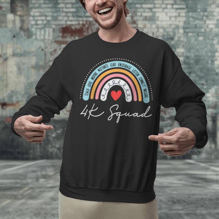 4K Squad Crew Team Teacher Kindergarten Kinder Elementary Unisex Sweatshirt, gift for family, gift for coworker 4K Squad Crew Team Teacher Kindergarten Kinder Elementary Unisex Sweatshirt, gift for family, gift for coworker
