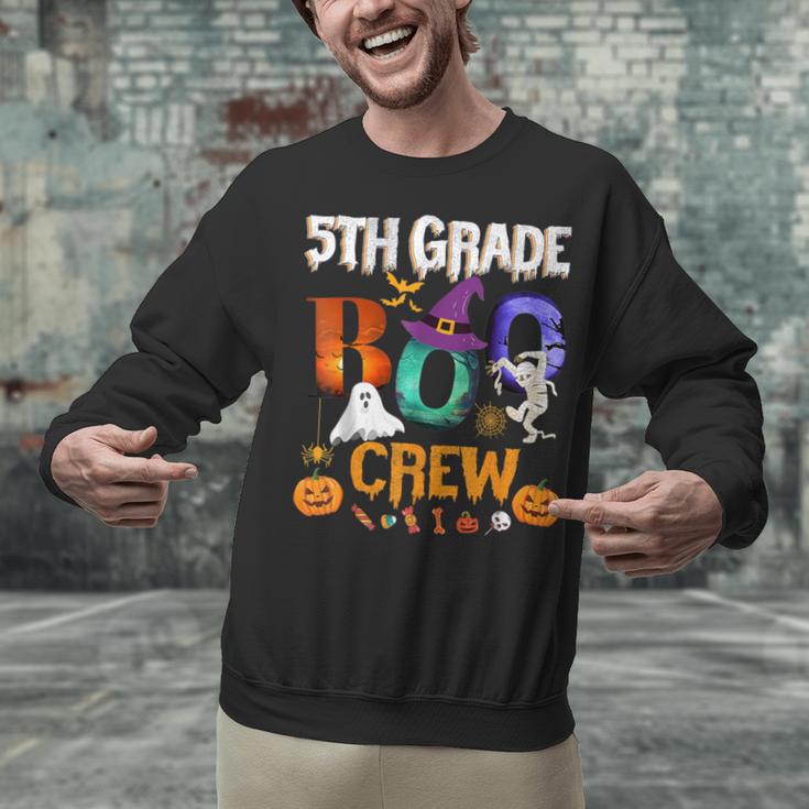 5th Grade Boo Crew Teacher Student Halloween Costume For Men Women Kids Unisex Sweatshirt, gift for family, gift for coworker