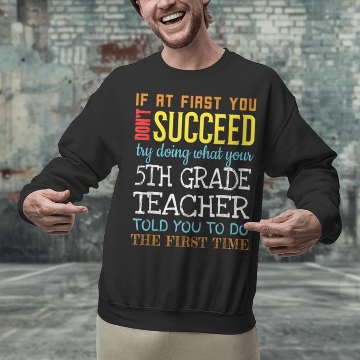 5th Grade Teacher Appreciation Unisex Sweatshirt, gift for family, gift for coworker
