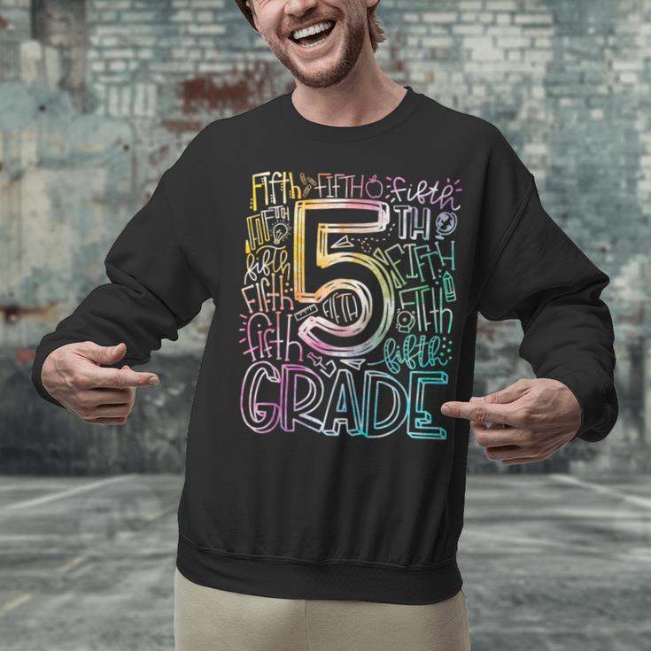 5th Grade Typography Team Fifth Grade Teacher Back To School Unisex Sweatshirt, gift for family, gift for coworker 5th Grade Typography Team Fifth Grade Teacher Back To School Unisex Sweatshirt, gift for family, gift for coworker