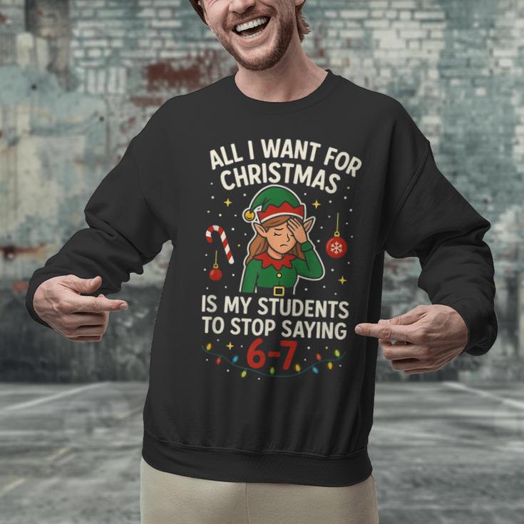 6-7 Students Saying 67 Xmas Six Seven Teacher Christmas Unisex Sweatshirt, gift for family, gift for coworker 6-7 Students Saying 67 Xmas Six Seven Teacher Christmas Unisex Sweatshirt, gift for family, gift for coworker