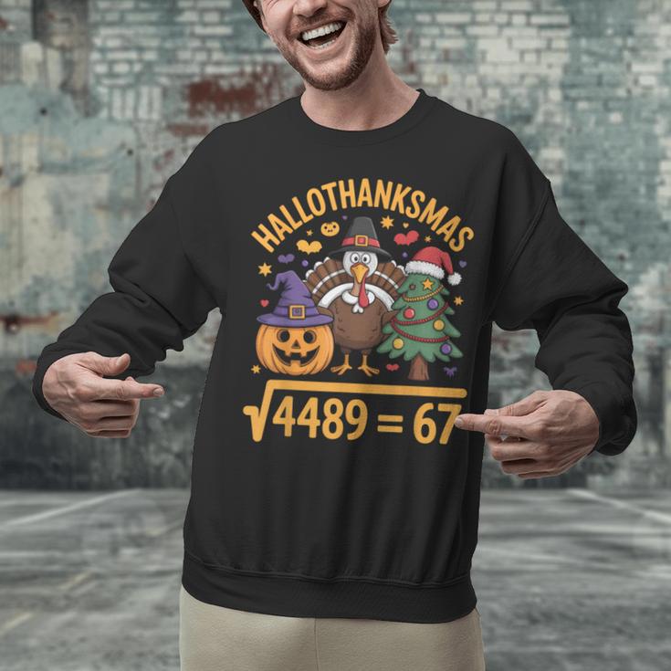 67 Meme Math Teacher Root 4489 Hallothanksmas Six Seven Unisex Sweatshirt, gift for family, gift for coworker