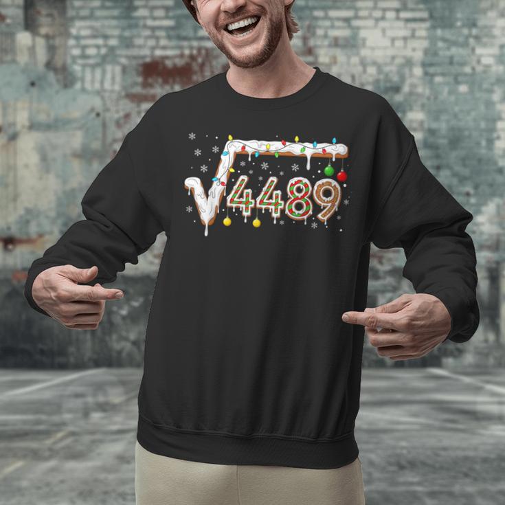 67 Meme Square Root 4489 Slang Math Teacher Christmas Unisex Sweatshirt, gift for family, gift for coworker