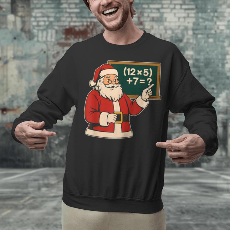 67 Teacher Christmas Santa Six Seven Meme Brainrot Math Joke Unisex Sweatshirt, gift for family, gift for coworker