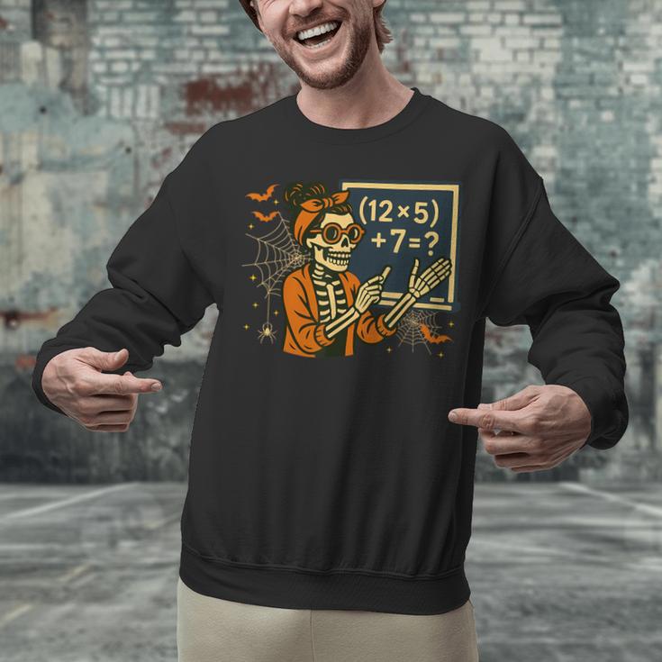 67 Teacher Halloween Skeleton Six Seven Meme Math Unisex Sweatshirt, gift for family, gift for coworker 67 Teacher Halloween Skeleton Six Seven Meme Math Unisex Sweatshirt, gift for family, gift for coworker