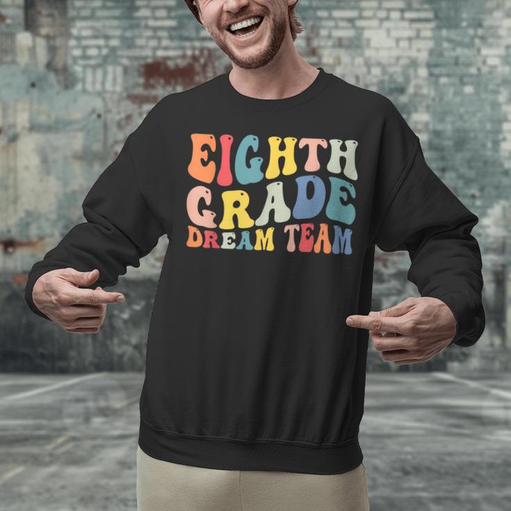 8th Grade Dream Team Teachers Boys Kids Retro Back To School Unisex Sweatshirt, gift for family, gift for coworker 8th Grade Dream Team Teachers Boys Kids Retro Back To School Unisex Sweatshirt, gift for family, gift for coworker