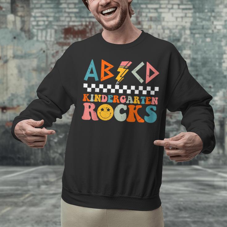 ABCD Kindergarten Rocks Back To School Teacher Kindergarten Unisex Sweatshirt, gift for family, gift for coworker