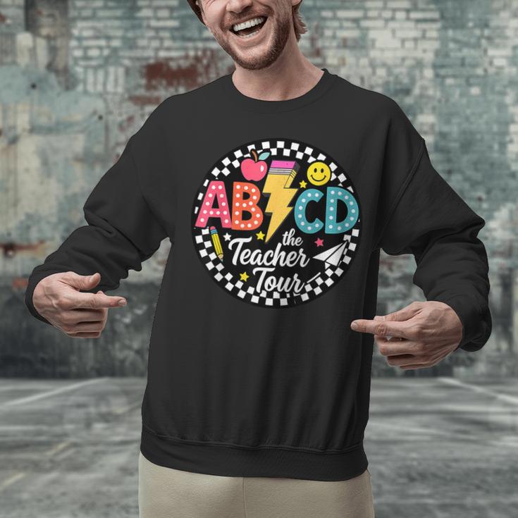 ABCD The Teacher Tour Back To School First Day Of School Unisex Sweatshirt, gift for family, gift for coworker ABCD The Teacher Tour Back To School First Day Of School Unisex Sweatshirt, gift for family, gift for coworker