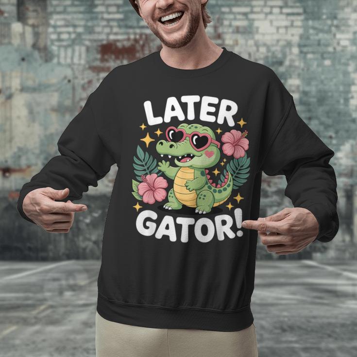 Alligator Later Gator Teacher Summer Last Day Fun Unisex Sweatshirt, gift for family, gift for coworker Alligator Later Gator Teacher Summer Last Day Fun Unisex Sweatshirt, gift for family, gift for coworker