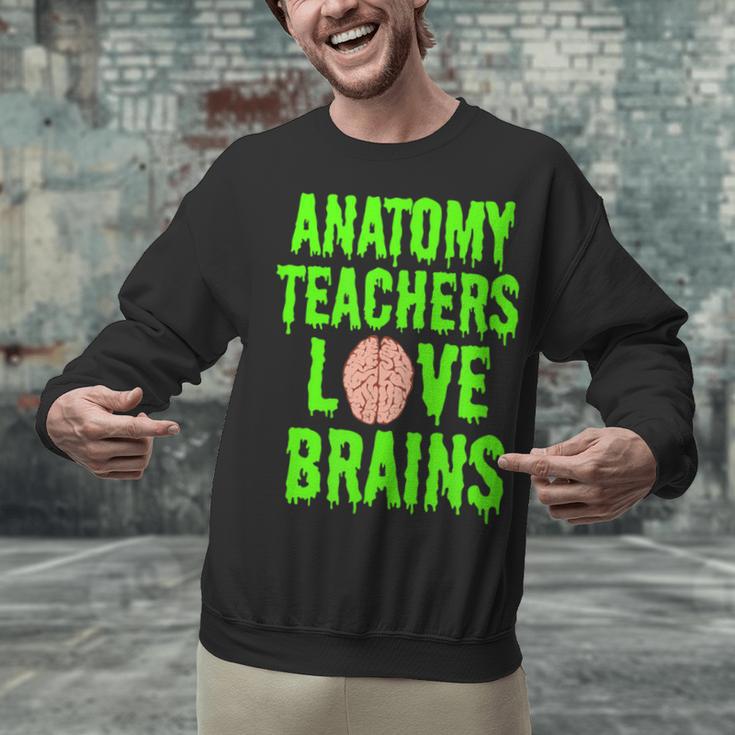 Anatomy Teachers Love Brains Halloween Teacher Costume Shirt Unisex Sweatshirt, gift for family, gift for coworker Anatomy Teachers Love Brains Halloween Teacher Costume Shirt Unisex Sweatshirt, gift for family, gift for coworker