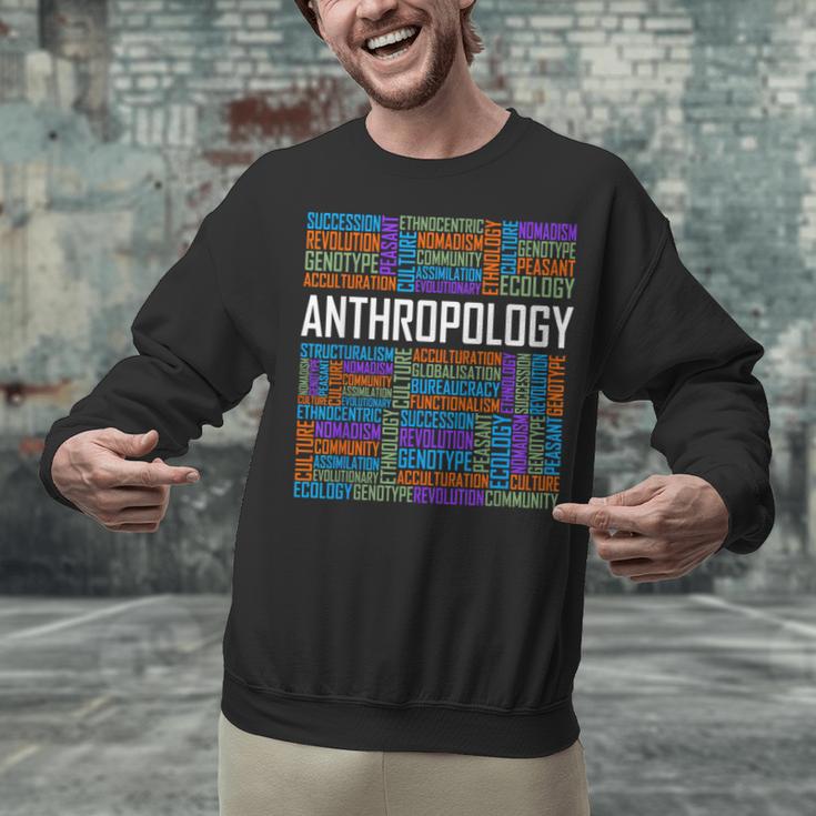 Anthropology Words Anthropologist Teacher Unisex Sweatshirt, gift for family, gift for coworker