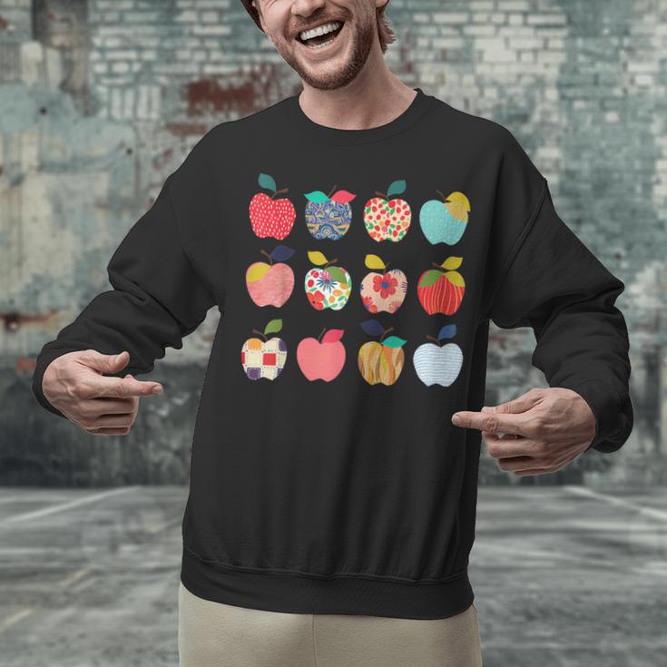 Art Apples Back To School For Teacher Student Unisex Sweatshirt, gift for family, gift for coworker Art Apples Back To School For Teacher Student Unisex Sweatshirt, gift for family, gift for coworker