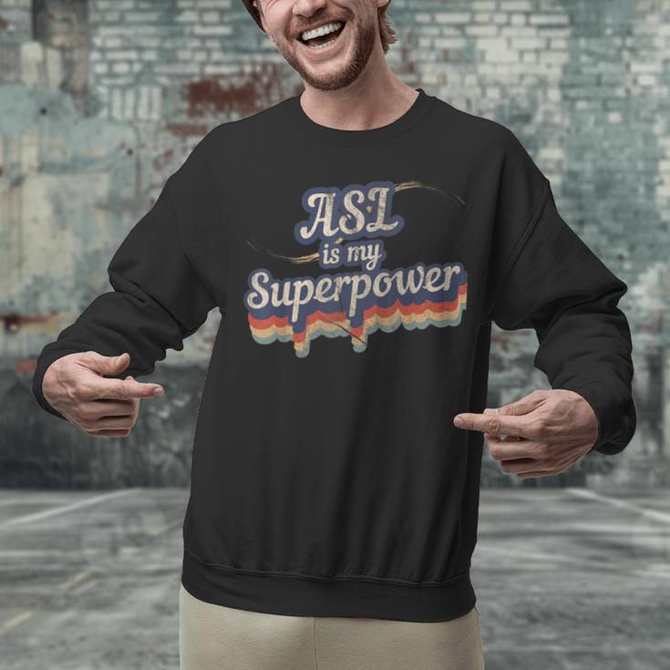 ASL Is My Superpower ASL Teacher Shirt T-Shirt Unisex Sweatshirt, gift for family, gift for coworker ASL Is My Superpower ASL Teacher Shirt T-Shirt Unisex Sweatshirt, gift for family, gift for coworker