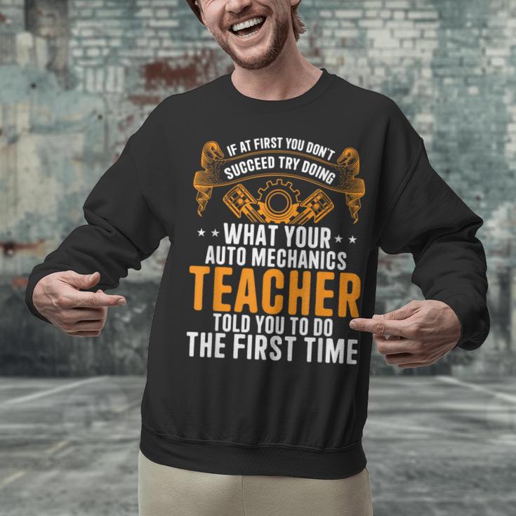 Auto Mechanic Teacher Car Repair Auto Mechanic Unisex Sweatshirt, gift for family, gift for coworker