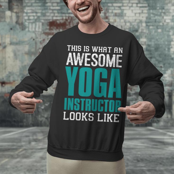 This Is What An Awesome Yoga Instructor Yoga Teacher Unisex Sweatshirt, gift for family, gift for coworker This Is What An Awesome Yoga Instructor Yoga Teacher Unisex Sweatshirt, gift for family, gift for coworker