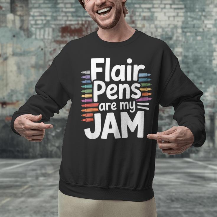 Back To School Teacher Flair Pens Are My Jam Unisex Sweatshirt, gift for family, gift for coworker Back To School Teacher Flair Pens Are My Jam Unisex Sweatshirt, gift for family, gift for coworker