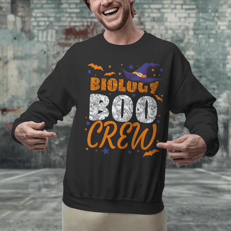 Biology Boo Crew Halloween Biology Teacher Matching For Men Women Kids Unisex Sweatshirt, gift for family, gift for coworker Biology Boo Crew Halloween Biology Teacher Matching For Men Women Kids Unisex Sweatshirt, gift for family, gift for coworker