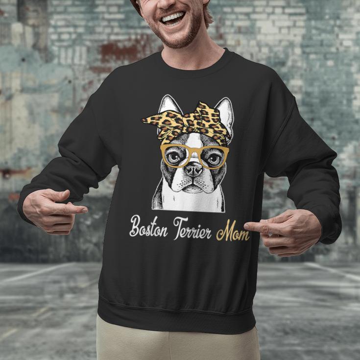 Birthday And Mother's Day -Boston Terrier Mom Unisex Sweatshirt, gift for family, gift for coworker
