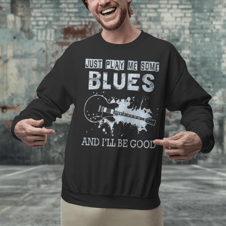Blues Music Band Lover Vintage Guitar Teacher Blues Unisex Sweatshirt, gift for family, gift for coworker Blues Music Band Lover Vintage Guitar Teacher Blues Unisex Sweatshirt, gift for family, gift for coworker