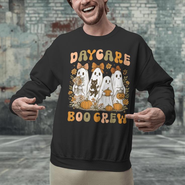 Boo Crew Daycare Teacher Matching Halloween Costume Ghost Unisex Sweatshirt, gift for family, gift for coworker