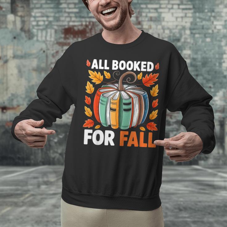 All Booked For Fall Book Pumpkin Autumn Thanksgiving Teacher Unisex Sweatshirt, gift for family, gift for coworker All Booked For Fall Book Pumpkin Autumn Thanksgiving Teacher Unisex Sweatshirt, gift for family, gift for coworker