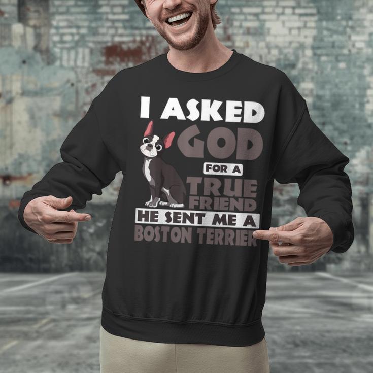 Boston Terrier American Gentleman Non-Sporting Dog Lover Unisex Sweatshirt, American Boston Terrier Sweatshirts, gift for family, gift for coworker