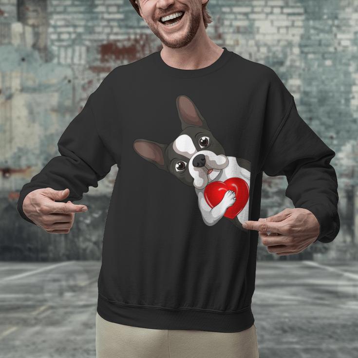 Boston Terrier Bostie Dog Kids Women Girls Unisex Sweatshirt, gift for family, gift for coworker