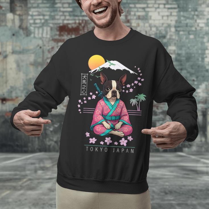 Boston Terrier Boston Bull Terrier Unisex Sweatshirt, gift for family, gift for coworker