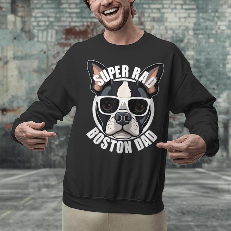 Boston Terrier Dad Father’s Day Dog Dad Men’s Unisex Sweatshirt, Boston Terrier Dad Sweatshirts, gift for family, gift for coworker