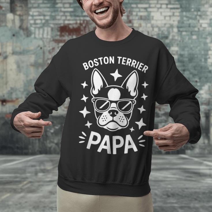 Boston Terrier Dad Boston Terrier Unisex Sweatshirt, Boston Terrier Dad Sweatshirts, gift for family, gift for coworker