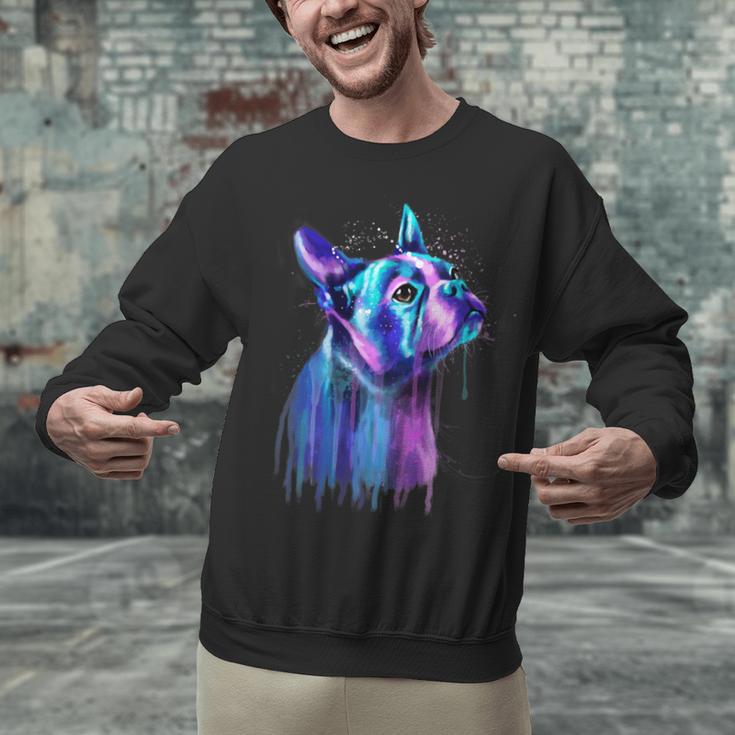 Boston Terrier Dog For a Boston Terrier Mom Unisex Sweatshirt, Boston Terrier Mom Sweatshirts, gift for family, gift for coworker
