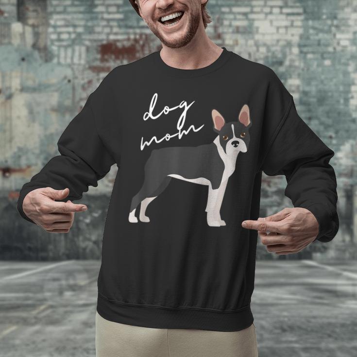 Boston Terrier Dog Mom Woman Women Unisex Sweatshirt, Boston Terrier Mom Sweatshirts, gift for family, gift for coworker