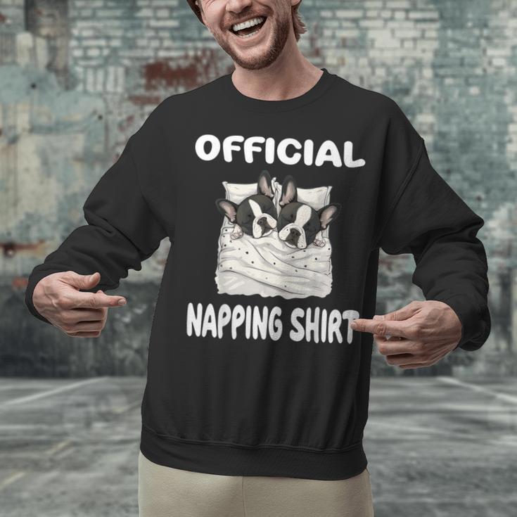 Boston Terrier Dog Official Sleepshirt Pajamas Nightgown For Men Women Kids Unisex Sweatshirt, gift for family, gift for coworker