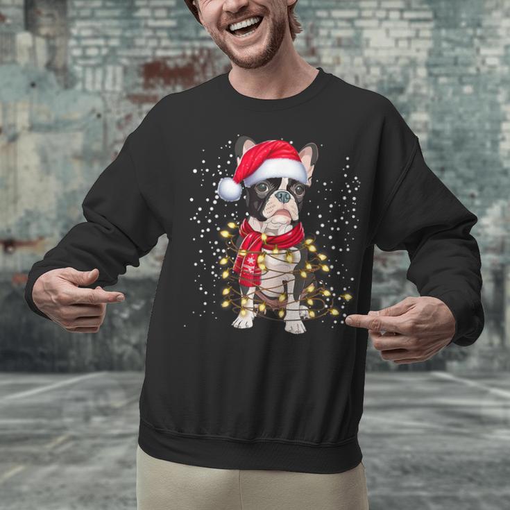 Boston Terrier Dog Ugly Christmas Dog Xmas For Men Women Kids Unisex Sweatshirt, Boston Terrier Christmas Sweatshirts, gift for family, gift for coworker