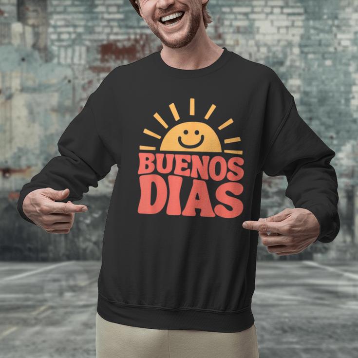 Buenos Dias Spanish Teacher Appreciation Back To School Unisex Sweatshirt, gift for family, gift for coworker Buenos Dias Spanish Teacher Appreciation Back To School Unisex Sweatshirt, gift for family, gift for coworker