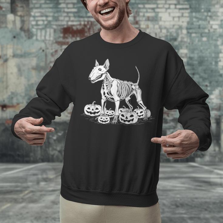 Bull Terrier Skeleton Birthday Halloween Kids Unisex Sweatshirt, gift for family, gift for coworker