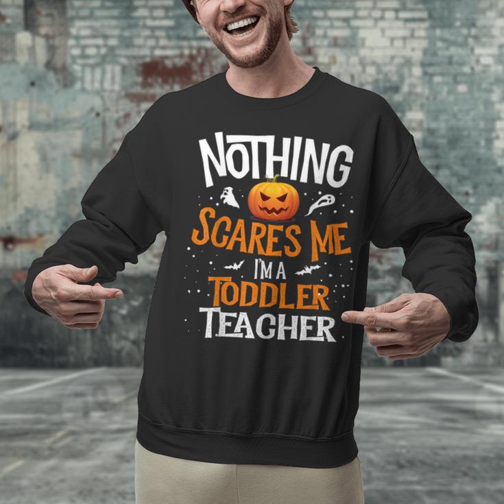 You Cannot Scare Me I'm An Toddler Teacher Halloween Men Women Kids Unisex Sweatshirt, gift for family, gift for coworker You Cannot Scare Me I'm An Toddler Teacher Halloween Men Women Kids Unisex Sweatshirt, gift for family, gift for coworker