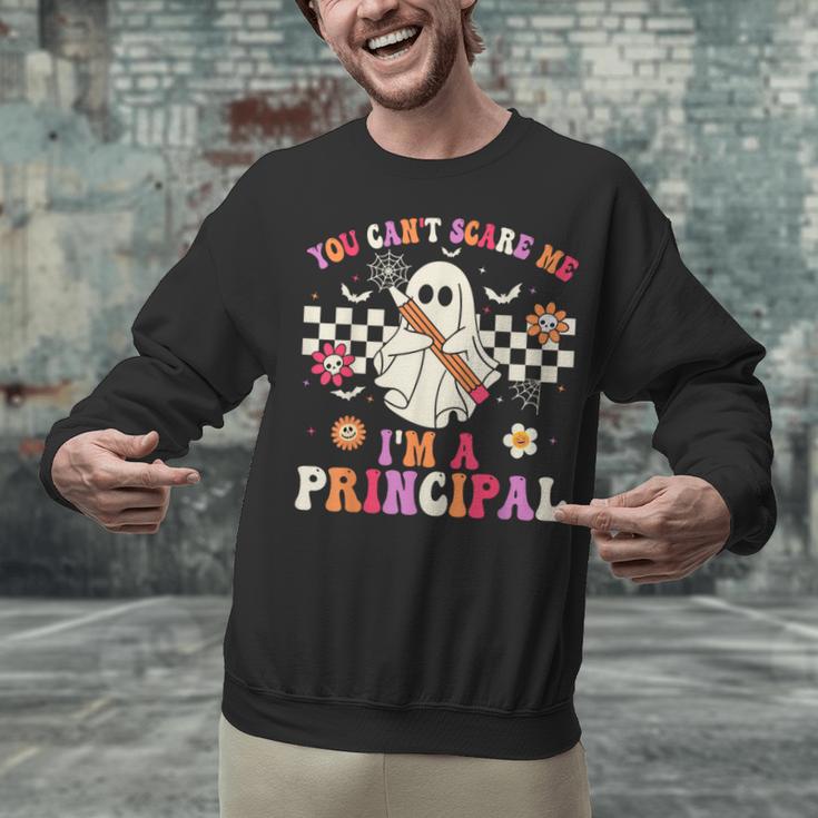 You Can't Scare Me I'm a Principal Halloween Teacher Unisex Sweatshirt, gift for family, gift for coworker You Can't Scare Me I'm a Principal Halloween Teacher Unisex Sweatshirt, gift for family, gift for coworker