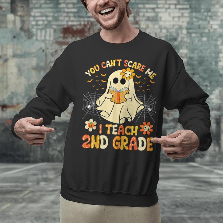 You Can't Scare Me I Teach 2nd Grade Halloween Teacher Ghost Unisex Sweatshirt, 2nd Grade Teacher Sweatshirts, gift for family, gift for coworker You Can't Scare Me I Teach 2nd Grade Halloween Teacher Ghost Unisex Sweatshirt, 2nd Grade Teacher Sweatshirts, gift for family, gift for coworker